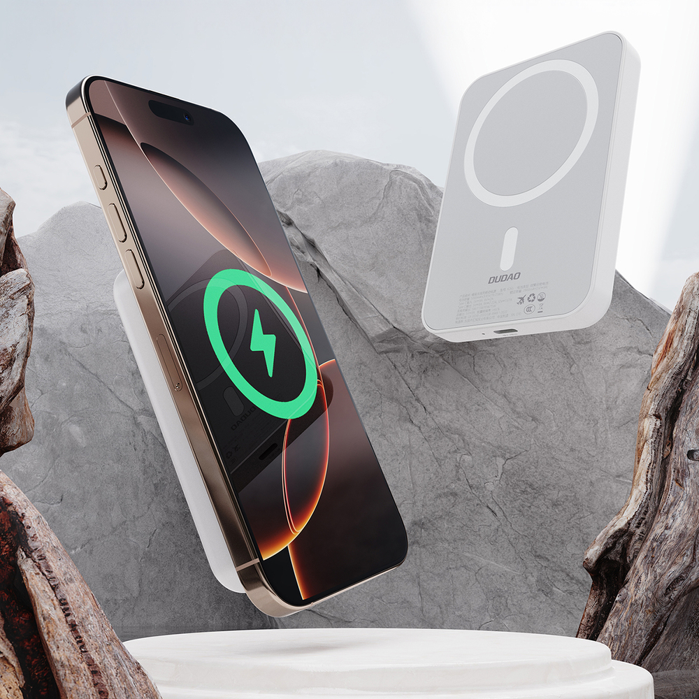 Dudao K26 Power Bank 10000mAh 20W USB-A / USB-C / MagSafe - Fehér-1