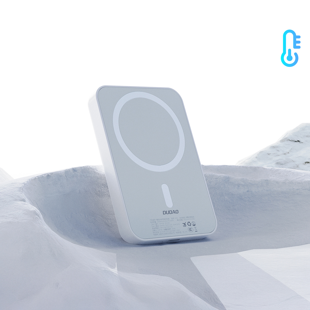 Dudao K26 Power Bank 10000mAh 20W USB-A / USB-C / MagSafe - Fehér-8