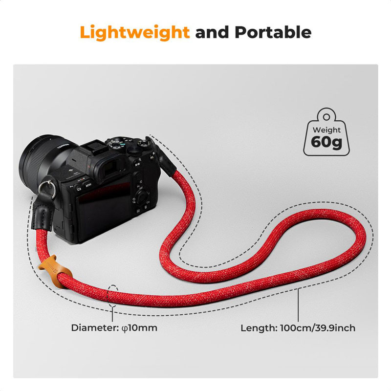 K&F Concept Urban Wander 05 nyakpánt (piros)-1