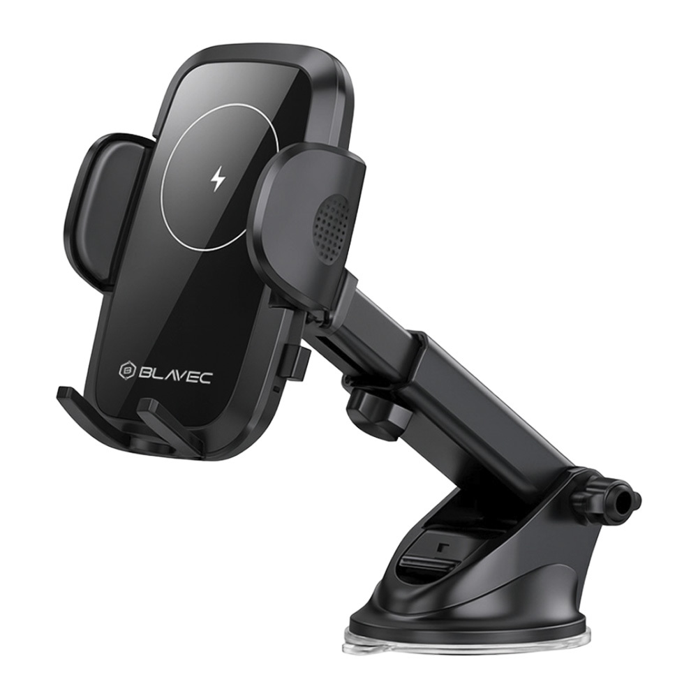 Blavec autós tartó BHC-03 15W-os indukciós töltéssel szélvédőre (BHC03-WIB) fekete-1