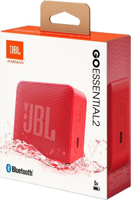 JBL Go Essential 2 Bluetooth Hangszóró, 3.1W, Pro Sound, Vízálló, Piros-3