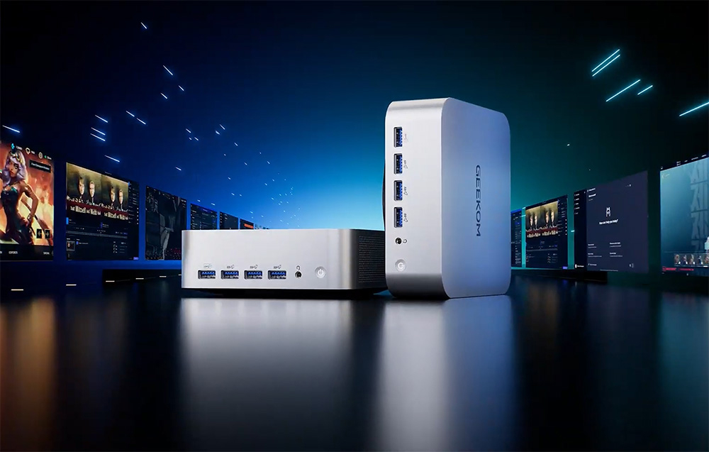 GEEKOM A9MAX AMD AI 9 HX 370 32 GB 1 TB + Win 11 Pro mini PC-1