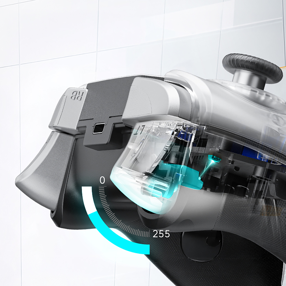 Machenike G5Pro Max Vezeték nélküli Játékvezérlő és Töltőállomás - Szürke-1