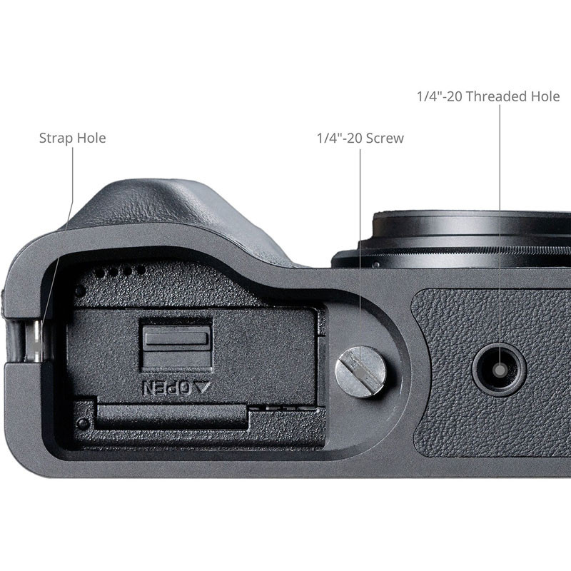 Smallrig 5676 Leather Case Kit for Ricoh GR IV / GR III / GR IIIX / GR III HDF / GR IIIX HDF (Black)-3