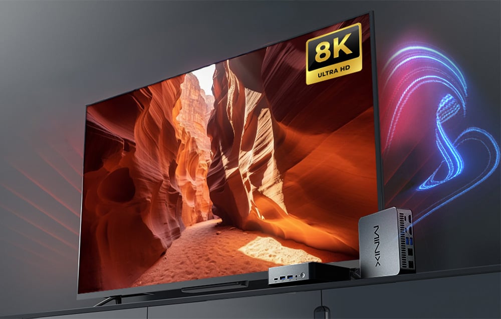 Minix N512 Mini PC i5-12600H 16GB/512GB Szürke-3