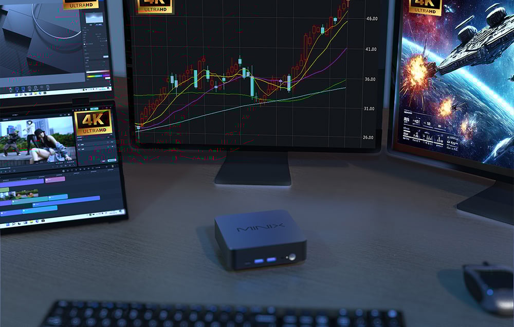 Minix N512 Mini PC i5-12600H 16GB/512GB Szürke-9