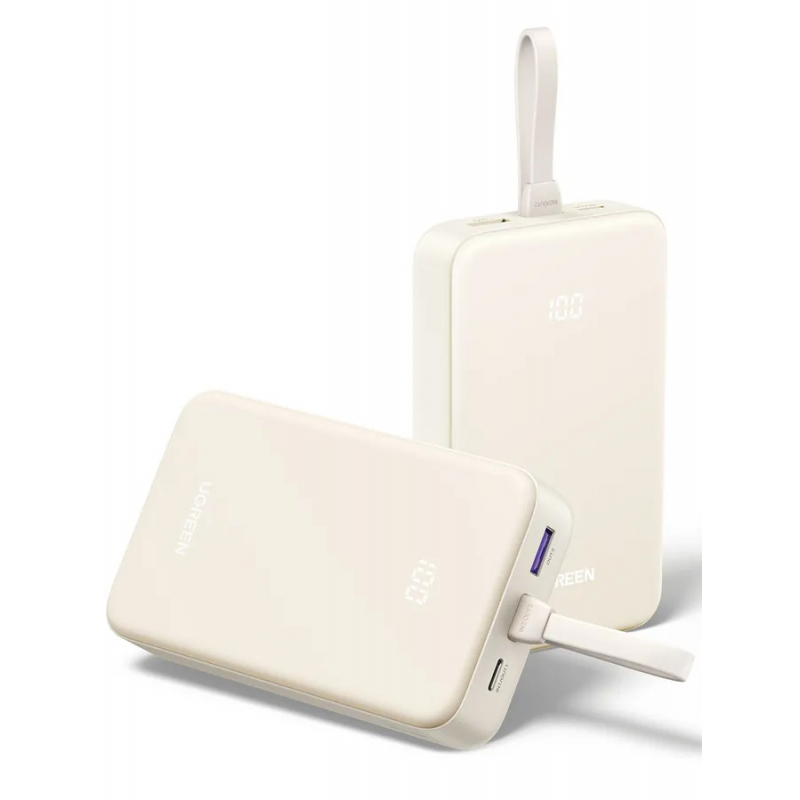 Powerbank UGREEN PB521, 20000mAh, 30W, QC + PD, fehér-6