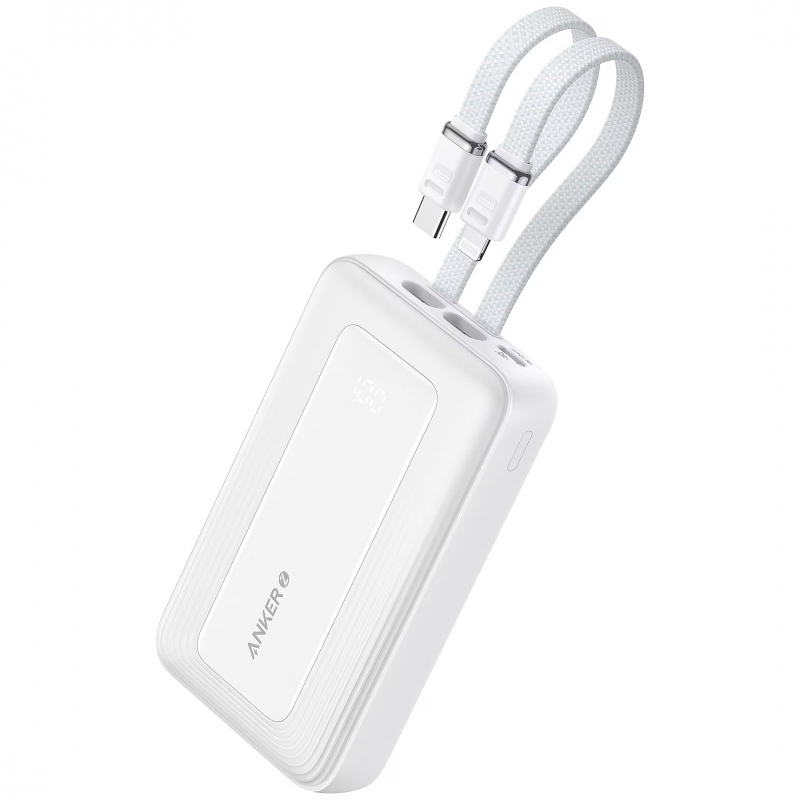 Powerbank Anker PowerCore, 20000mAh, 30W, QC + PD, Fehér A1681H21-0