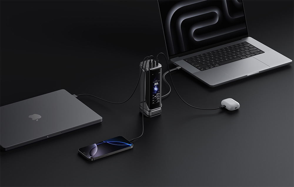 Ezüst EcoFlow RAPID Pro X 27650 300W Powerbank-7