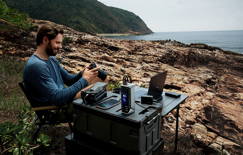 Ezüst EcoFlow RAPID Pro X 27650 300W Powerbank-8