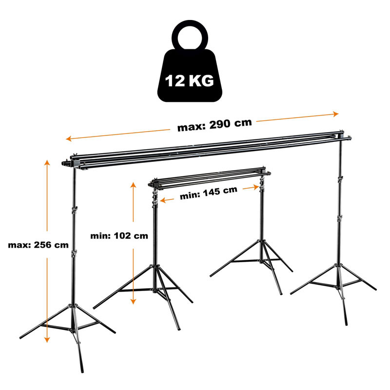 Walimex háttértartó + tok-4