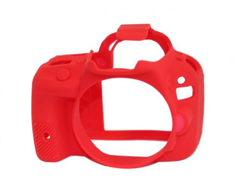 easyCover Canon 100D / SL1 piros szilikon tok-0