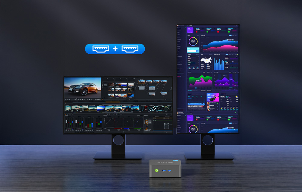 GMKtec G3 PLUS - Intel N150 MINI-PC Fekete-5