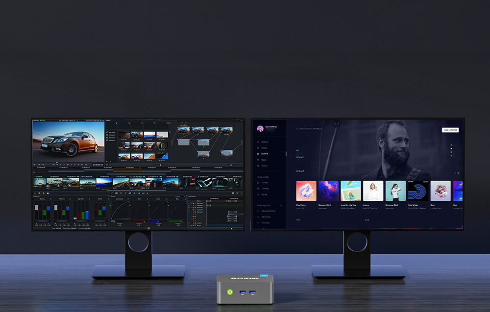 GMKtec G3 PLUS - Intel N150 MINI-PC Fekete-4