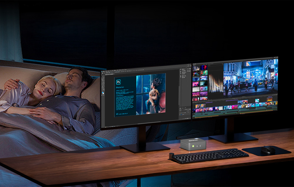 GMKtec G3 PLUS - Intel N150 MINI-PC Fekete-10