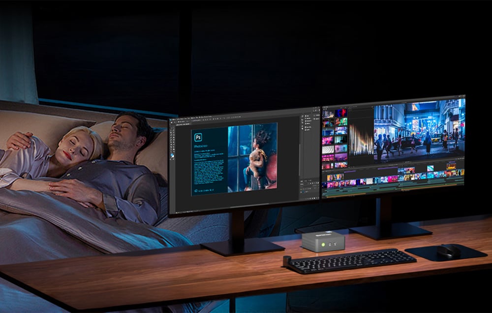 GMKtec G3 PLUS - Intel N150 MINI-PC 16/512 Fekete-5