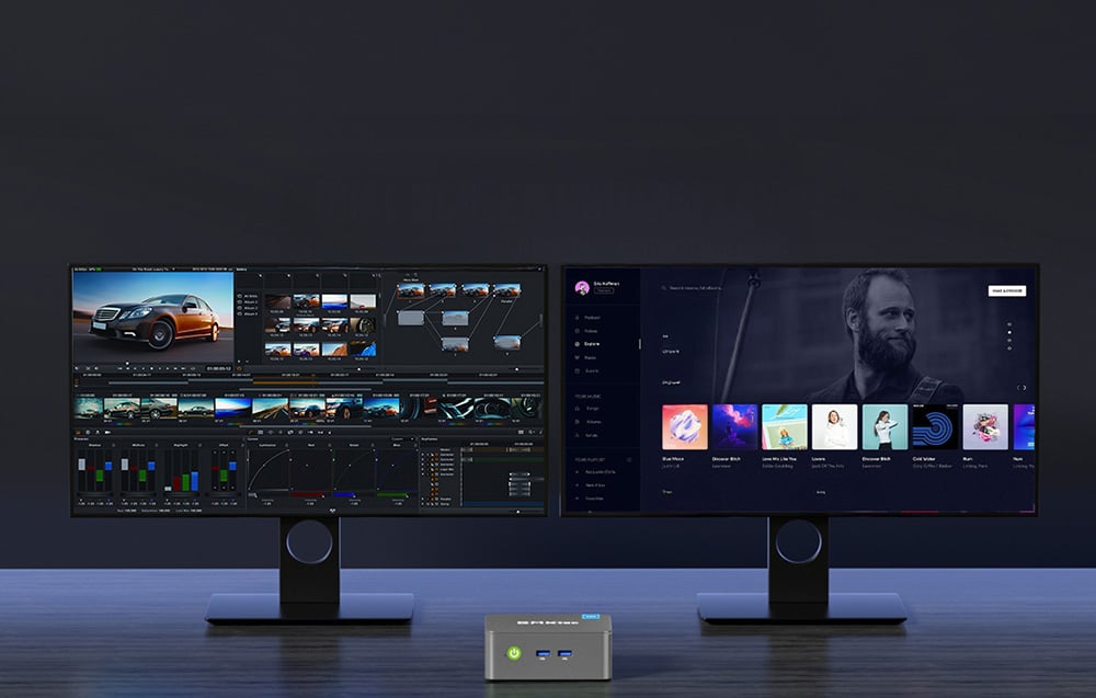 GMKtec G3 PLUS - Intel N150 MINI-PC 16/512 Fekete-4