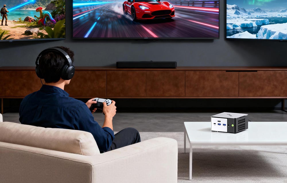 M8 Ryzen 5 PRO 6650H MINI-PC 16GB RAM + 512GB SSD-6