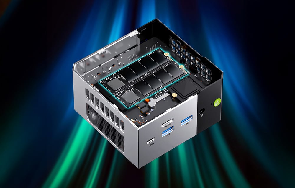 M8 Ryzen 5 PRO 6650H MINI-PC 16GB RAM + 512GB SSD-5