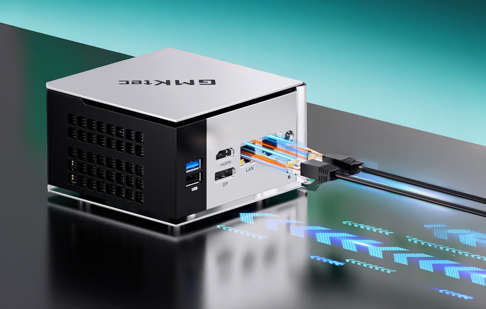 M8 Ryzen 5 PRO 6650H MINI-PC 16GB RAM + 512GB SSD-2