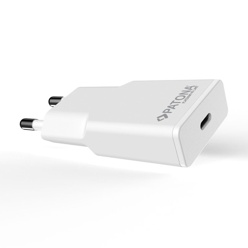 Patona Platinum GaN PD20W Flat hálózati adapter (fehér)-0