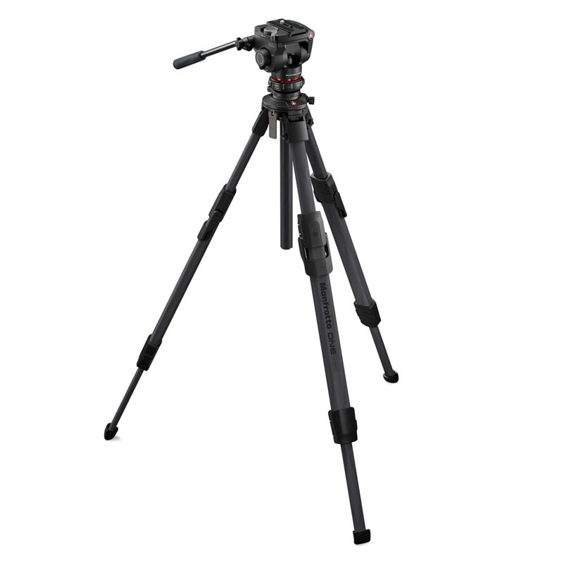 Manfrotto ONE karbon állvány 500X Fluid fejjel-1
