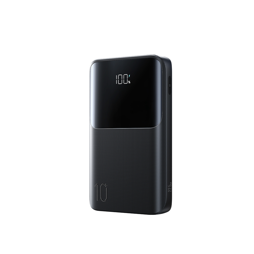 Joyroom JR-QP191 Star Series Mini 10000mAh 22.5W Powerbank digitális kijelzővel - Fekete-0