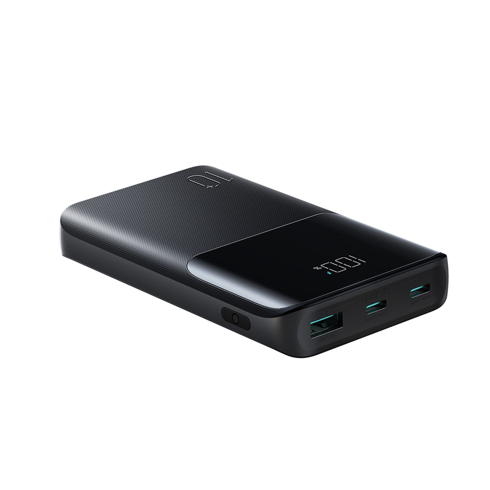 Joyroom JR-QP191 Star Series Mini 10000mAh 22.5W Powerbank digitális kijelzővel - Fekete-11