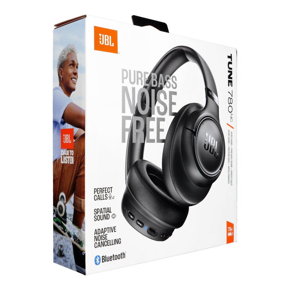 JBL Tune 780NC vezeték nélküli fejhallgató fekete (JBLT780NCBLK)-1