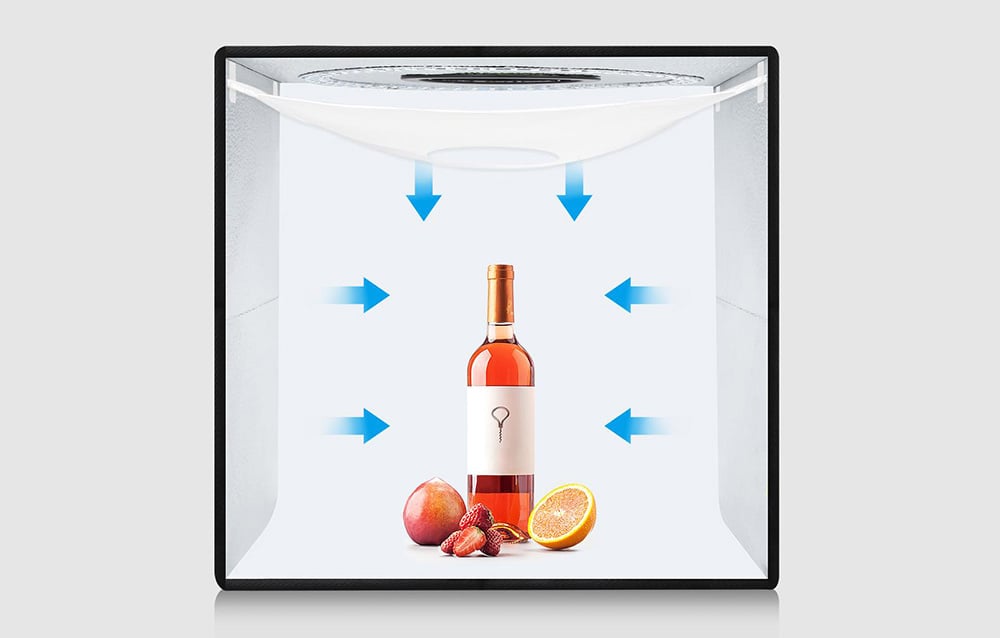 Puluz 50cm LED árnyék nélküli sátor PU5051EU-2