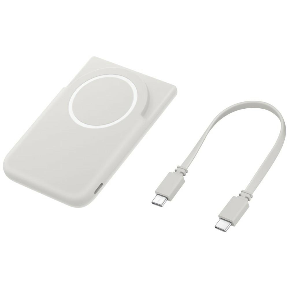 Samsung Powerbank vezeték nélküli mágneses EB-U2500XJ 5000 mAh 25W Qi2 USB-C szürke-4