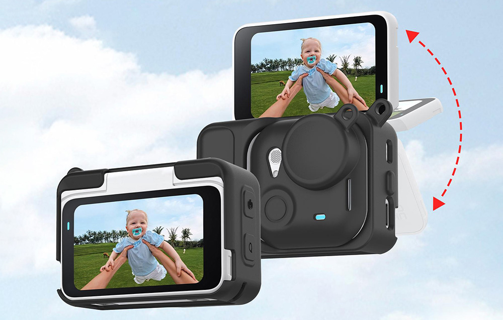 Puluz szilikon védőtok Insta360 Go Ultra készülékhez (fekete) tok-4