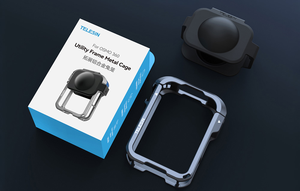 TELESIN DJI Osmo 360 fém védőkeret-14