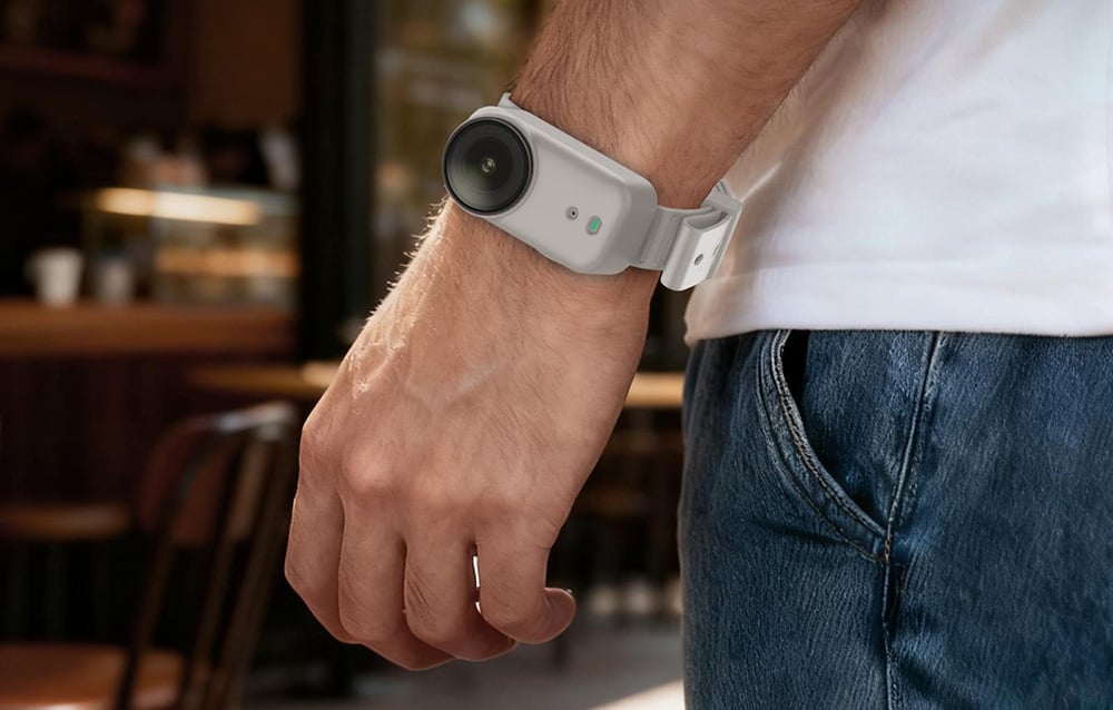 Puluz Szilikon pánt / Háziállat nyakörv DJI Osmo Nano-hoz (Szürke)-2