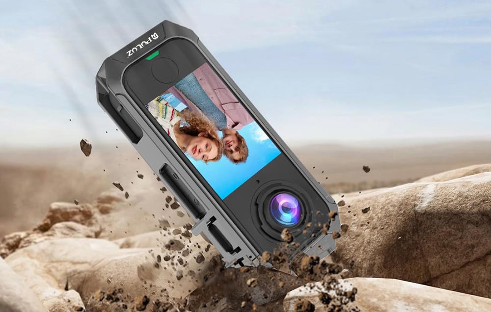 Puluz fém védő tok Insta 360 X4 Air (szürke) tok-4