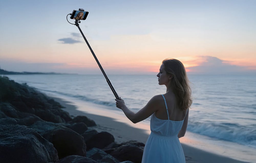 TELESIN Power markolatú szelfibot (Powerbankkal) S1-CSS-05-2