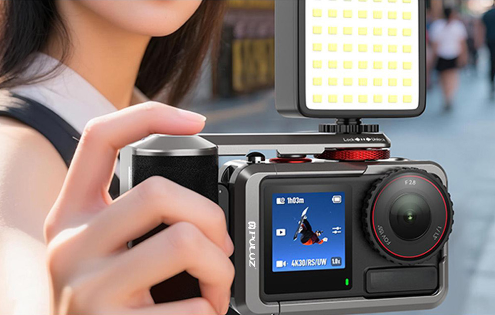 Puluz fém védőtáska fogantyúval DJI Osmo Action 5 Pro / Action 4 / Action 3 kamerákhoz-6