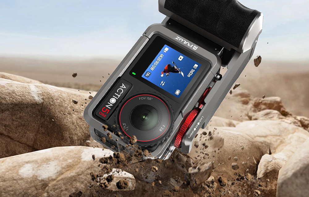 Puluz fém védőtáska fogantyúval DJI Osmo Action 5 Pro / Action 4 / Action 3 kamerákhoz-7