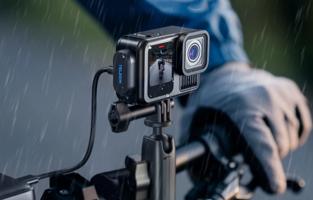 Telesin mágneses oldalsó fedél töltő készlet GoPro 9, 10, 11, 12, 13 kamerákhoz-2