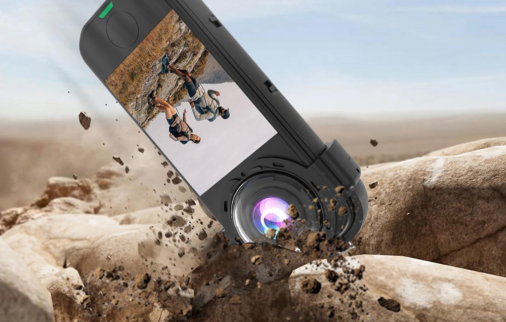 Puluz lencsevédő tok edzett üveggel Insta360 X4 Air készülékhez-3