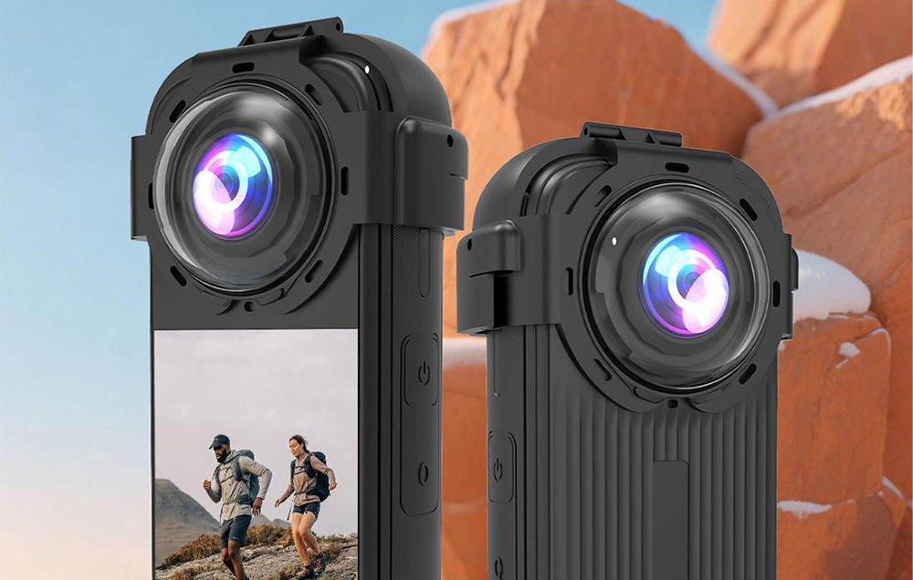 Puluz lencsevédő tok edzett üveggel Insta360 X4 Air készülékhez-4