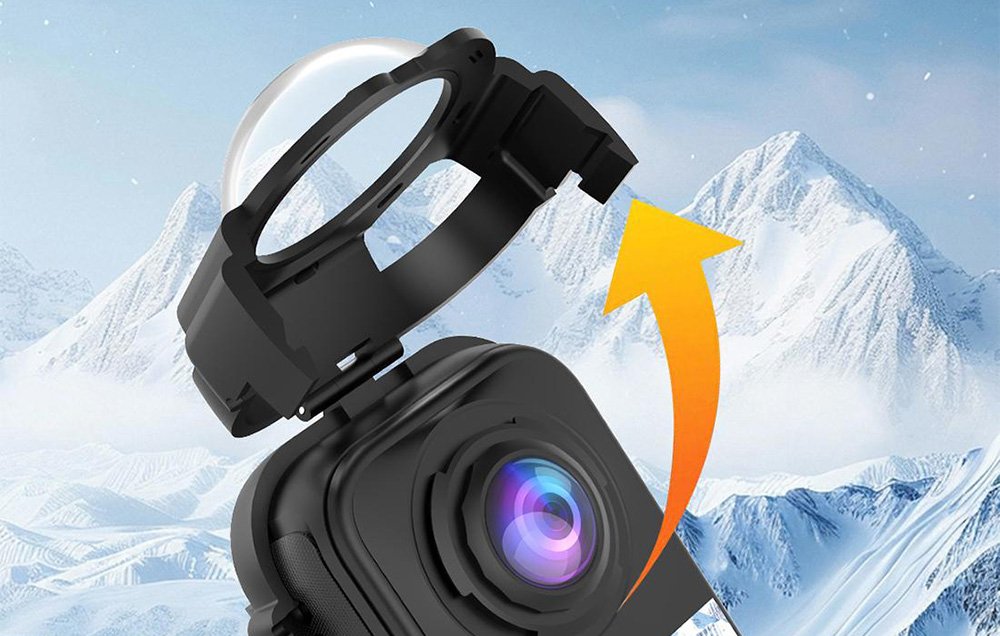 Puluz lencsevédő tok edzett üveggel Insta360 X4 Air készülékhez-7