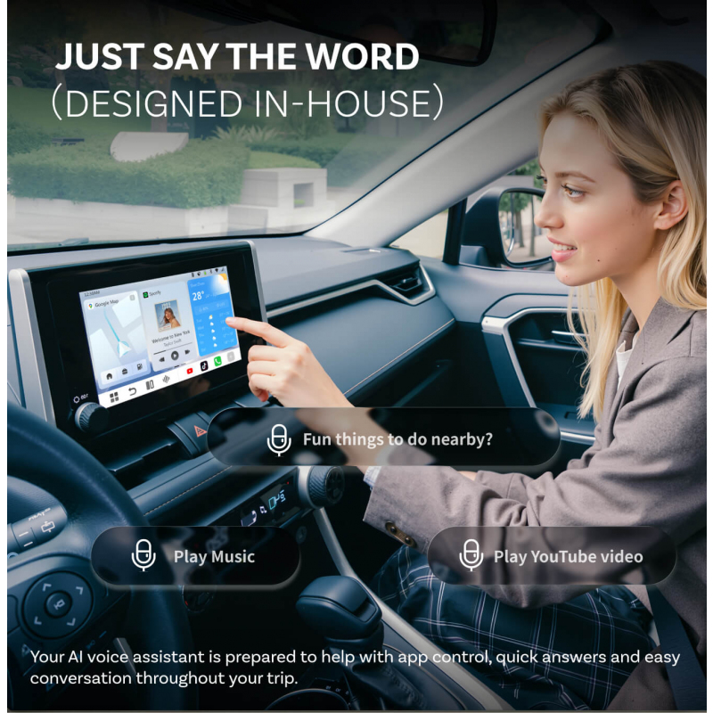 Wireless Carplay / Android Auto Adapter Ottocast OttoAibox P3 Pro iPhone / Android sorozathoz, Fekete PCS61-T-8