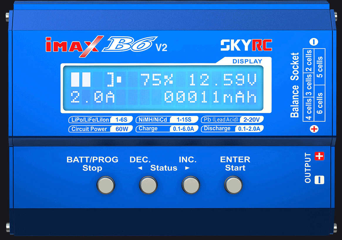 SkyRC iMax B6 V2 töltő-3