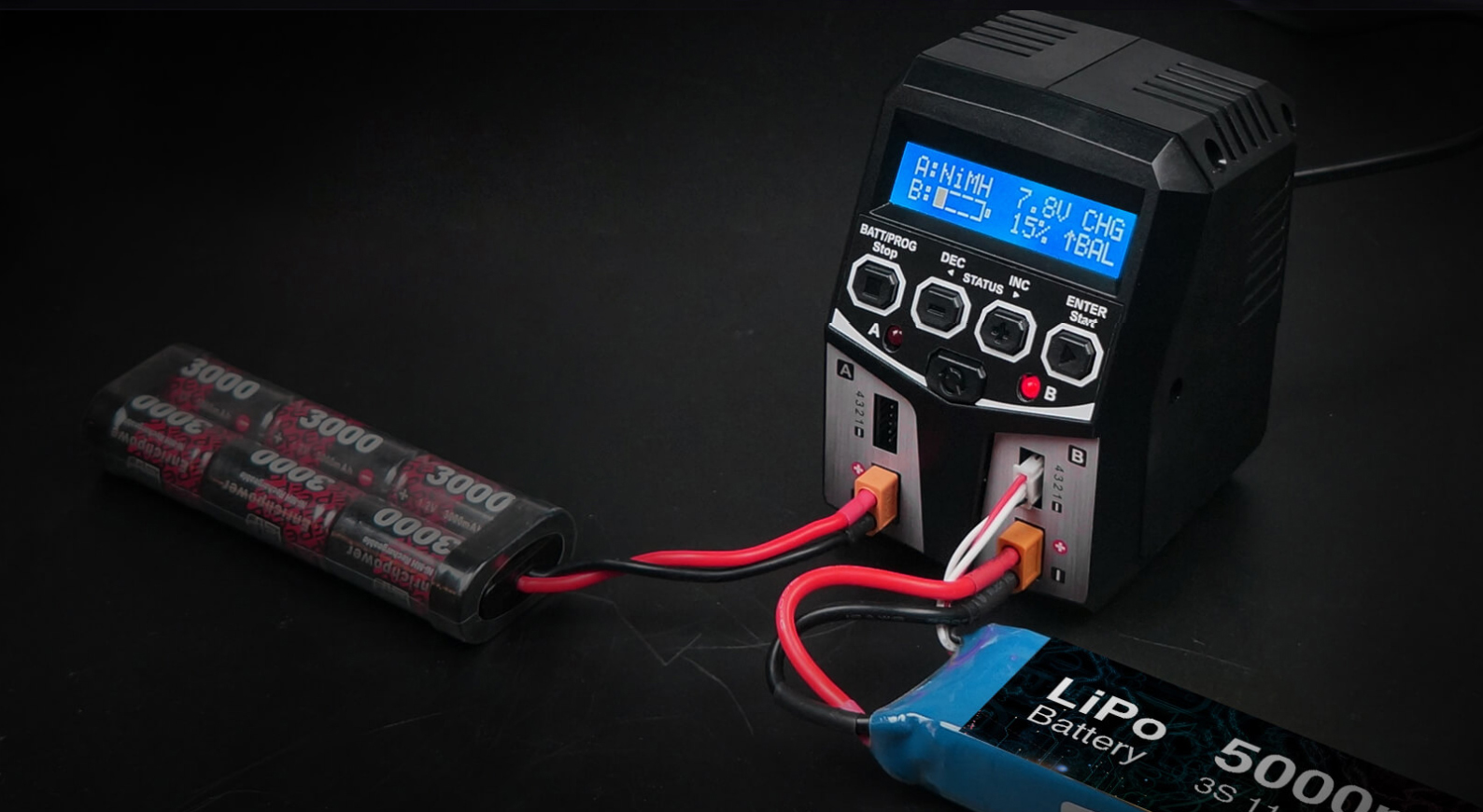 SkyRC T100 töltő 2x50W-3