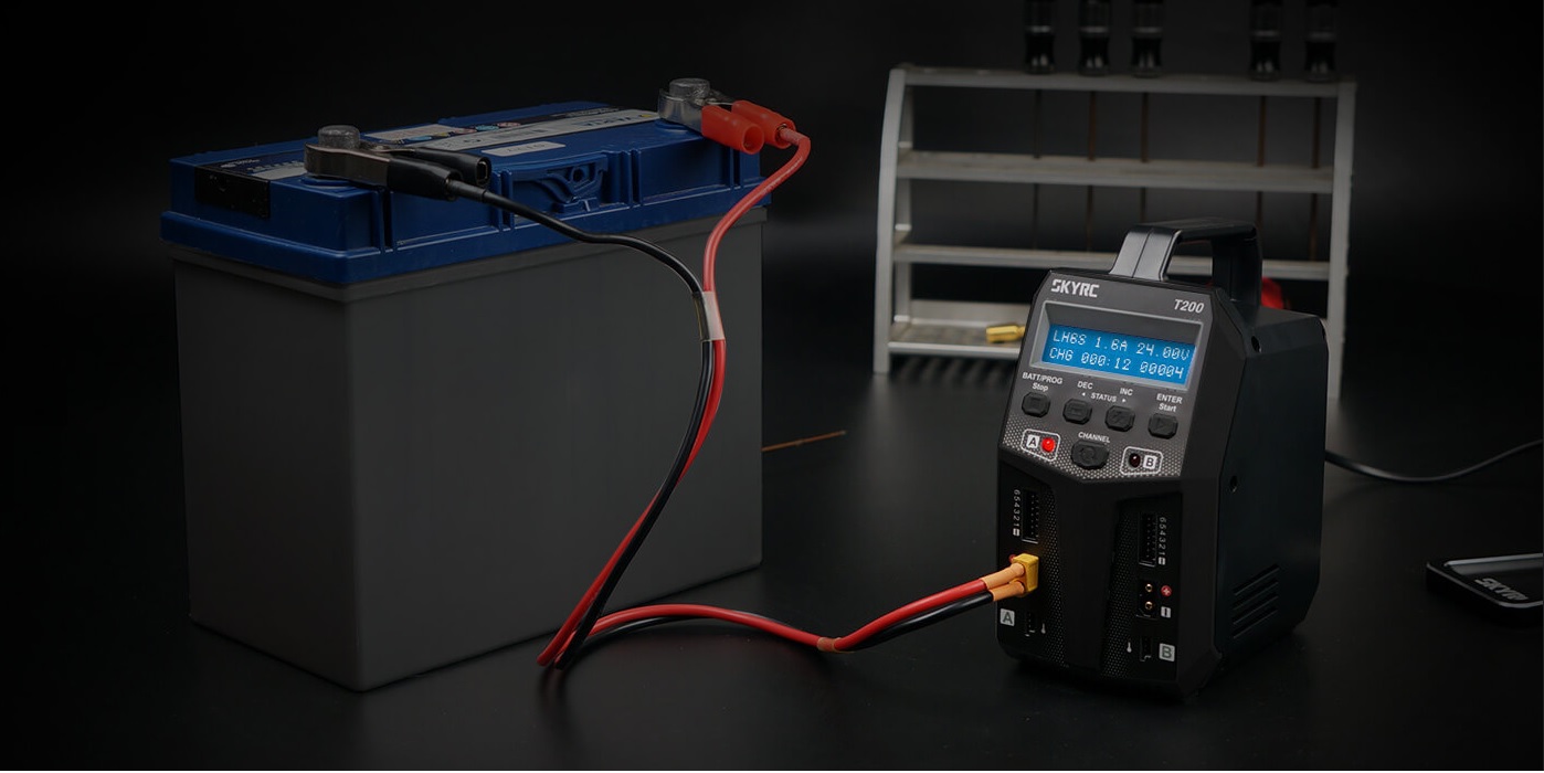 SkyRC T100 töltő 2x50W-7