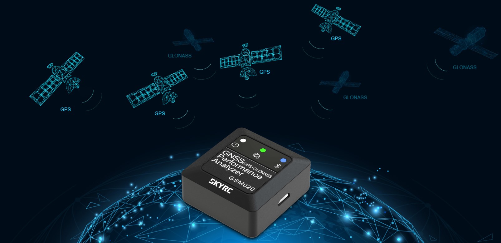RC SkyRC GSM020 modellekhez GNSS mérőeszköz-2