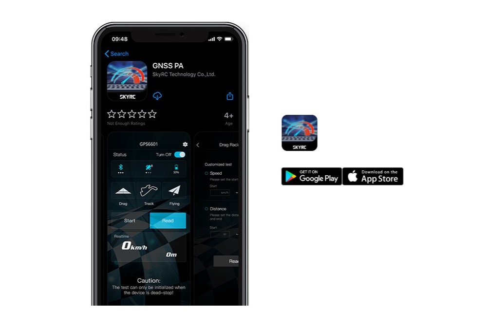 RC SkyRC GSM020 modellekhez GNSS mérőeszköz-4