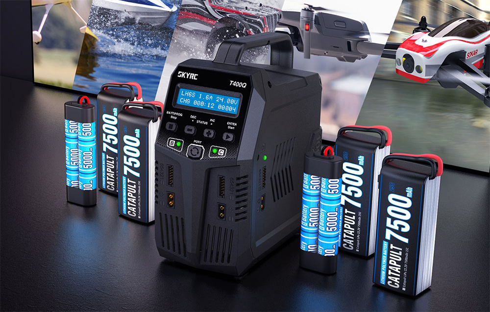 SkyRC T400Q töltő-4