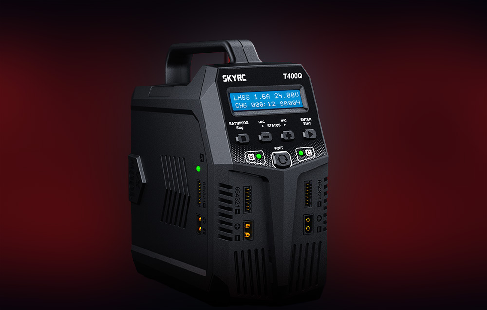 SkyRC T400Q töltő-8